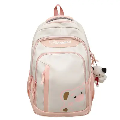 Unisex Large Capacity School Backpack, Load-Reducing, Autumn - 6