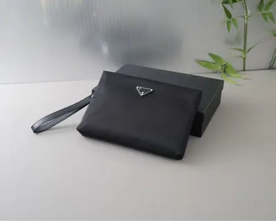 Men's Handbag, Oxford Fabric, Large Capacity, Nylon, Clip Closure - 3