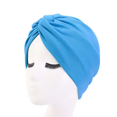 Cotton Turban Hat, Twist Hat, Model TJM-163 - 11