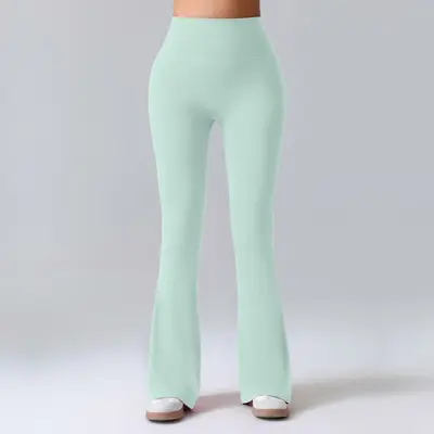 Thin Summer Yoga Pants for Women, Butt-Lifting, Quick-Dry, Flared - 10
