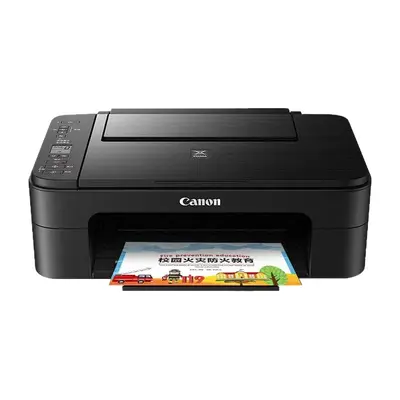 Canon TS3665 inkjet printer, wireless home-type compact all-in-one color copier, for mobile phone photos and office use.