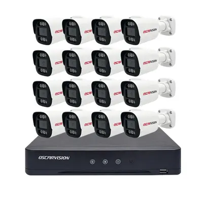 AHD-Überwachungskamera-Set, hochauflösend, Vollfarbe, Monitor - 6