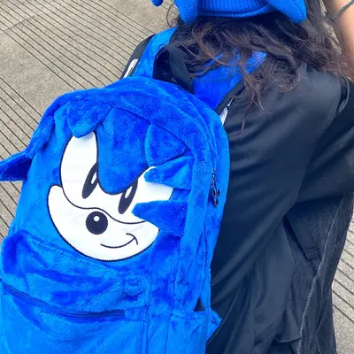 2023 Large-Capacity Student Backpack with Sonic the Hedgehog Design - 3