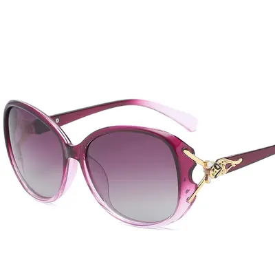 Classic Polarized Large-Frame Sunglasses for Women - 12