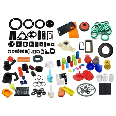 Custom silicone rubber parts, molded production
