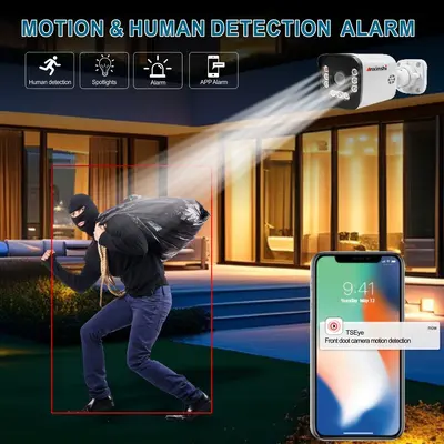 8-Channel AHD Camera Kit with HDMI Connection