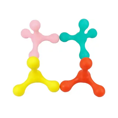 Non-Toppling Rubber Dog Chew Toy for Boredom Relief and Teething - 3
