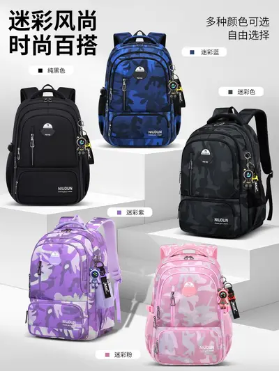 Middle School Backpack, Large Capacity, Spine Support - 6