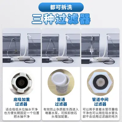 Balcony Standing Water Pump, Mini Drainage Pump - 5