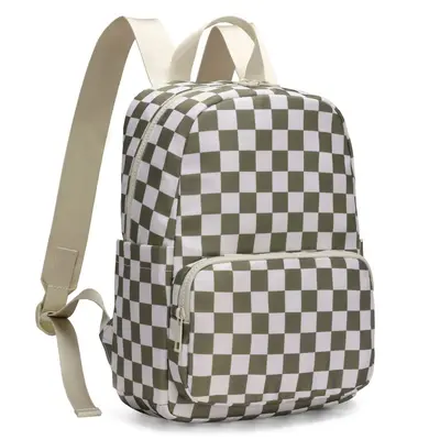 Polyester-Rucksack mit Rautensteppung, Reiserucksack - 9