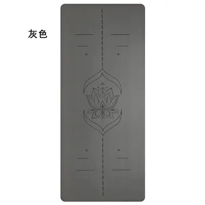 Extra Wide 80 cm Matte Natural Rubber Yoga Mat, Non-Slip and Thickened - 5