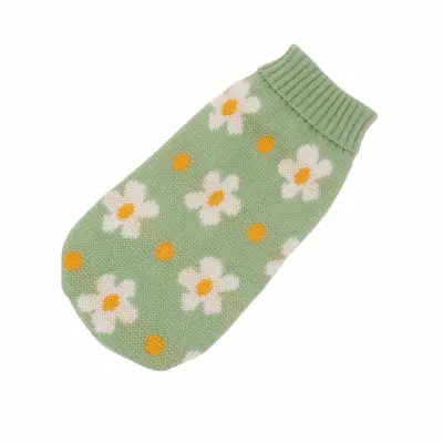 Round Neck Pet Sweater for Dogs and Cats, Autumn and Winter Clothing