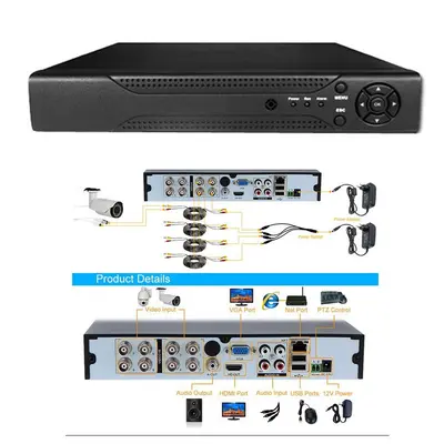 CCTV AHD 1080P 8-Kanal-Überwachungssystem