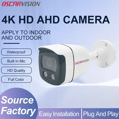 AHD Güvenlik Kamerası 8 MP Koaksiyel Tam Renkli Gece Görüş - 2