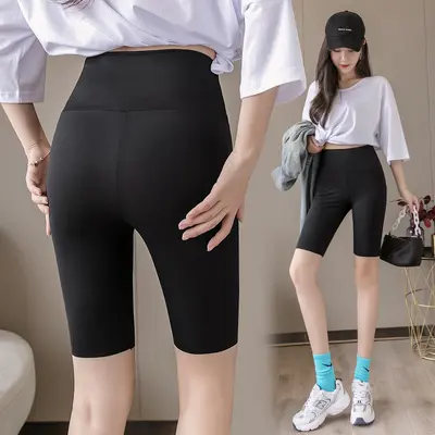 Damen Shorts-Leggings, Bauchweg-Effekt, Po-Lifting, 3/4-Länge - 3