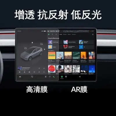 Tesla Model Y/YL ekran koruyucu film, AR yansıma önleyici, 3/Y uyumlu navigasyon filmi - 3
