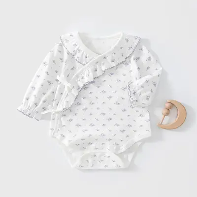 Baby Langarm-Strampler aus Baumwolle, nahtlos - 8