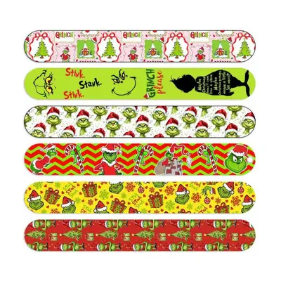 Grinch PVC Kids Snap Bracelets