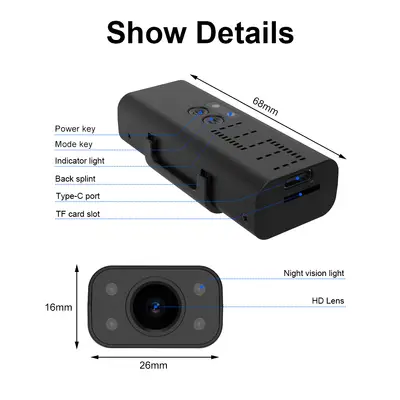 Security camera WiFi, WK13, night vision, smart home