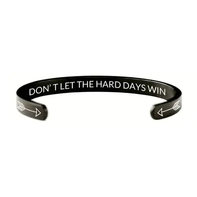 Stainless steel open bracelet, engraved design, multicolor - 11
