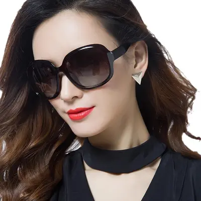 Women's Polarized Sunglasses, Large Frame, Anti-UV, HD - 6