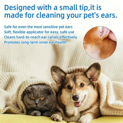 Kedi ve köpek kulak temizleme sıvısı, kulak akarı önleyici damla