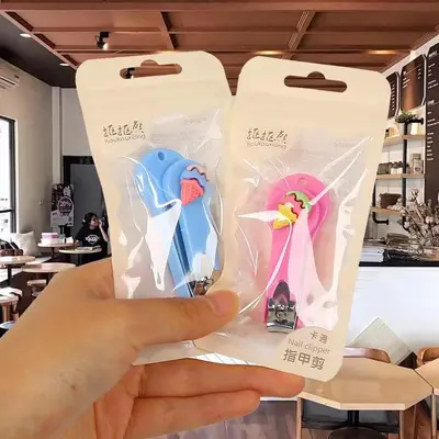 Cartoon Manicure Nail Scissors and Ear Pick Set - 8