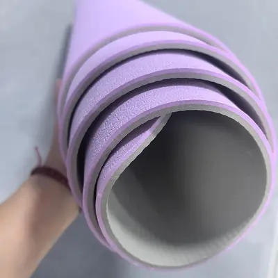 TPE yoga matı, kaymaz, kalın, geniş, fitness ve dans - 9