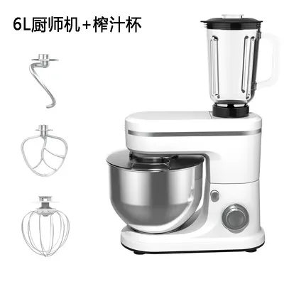 3-in-1 chef machine 6L-10L capacity dough kneader and cream mixer - 8
