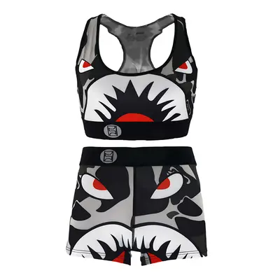 Damen-Sportset mit bedruckter Mädchenweste - 9