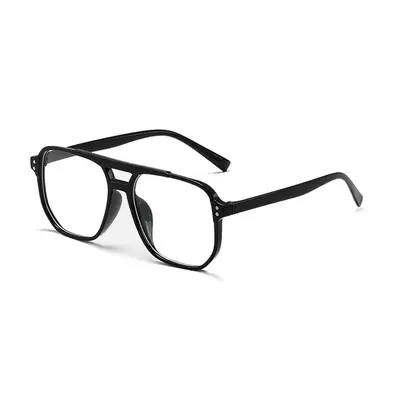 Square Frame Sunglasses, Anti-UV Women's, Retro Double-Bridge Pilot Style - 10