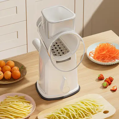Best-selling Multifunctional Vegetable Cutter Hand-crank Rotary Grater Slicer Potato Shredder Kitchen Tool