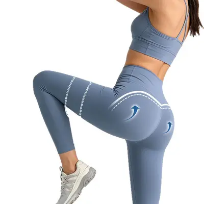 Peach Butt Lift Yoga Pants, High Waist, Tummy Control, Seamless