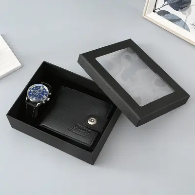 Herrn-Geschenkset mit Geldbörse und Gürtel - 7