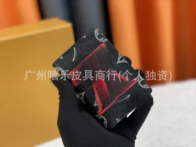 外贸货源跨境旅行护照夹钱包卡包印花短款对折薄款商务皮夹钱包 - 12