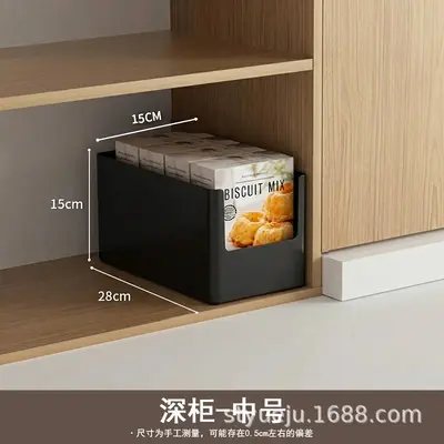 Right-angle storage box for kitchen and desktop organization - 13