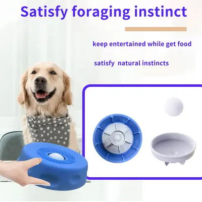 Slow-Feeder-Hundenapf, auslaufsicher, langsame Fütterung - 3