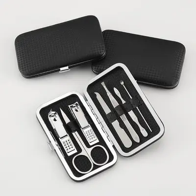 7-Piece Manicure Pedicure Set with Nail Scissors - 2