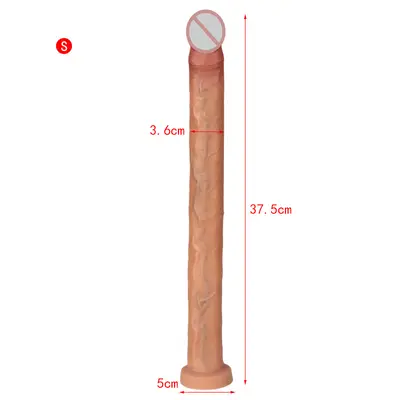 Yumuşak silikon penis, çift sertlikli, yetişkin ürünü