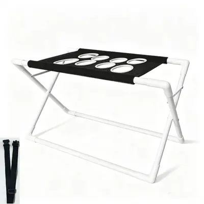 Foldable Cat Bath Rack with Nail Trimming Restraint for Small Dogs - 10