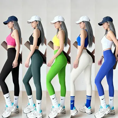 Damen-Yogahose Po-Lifting schnelltrocknend - 3