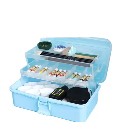 Çin resmi pigment seti, 12 veya 24 renk, başlangıç - 6