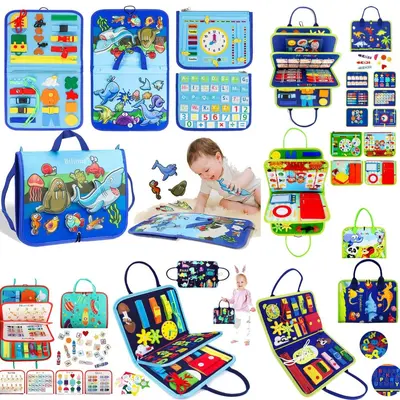 Filz Meşgul Panosu Montessori Erken Eğitim Oyuncağı
