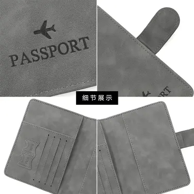 RFID pasaport çantası belge ve bilet tutuşu