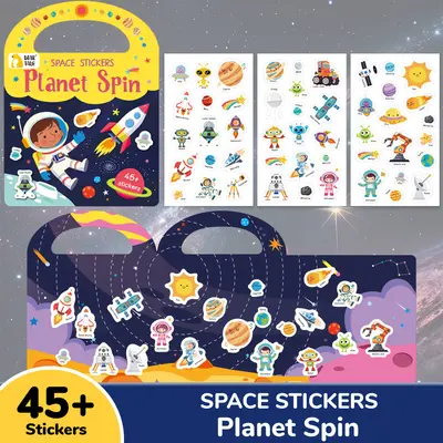 DIY-Kinder-Stickerbuch mit Weihnachtsmotiven, wiederverwendbar - 10