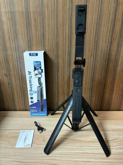 Bluetooth-Selfie-Stab K29, 2,15 m, mit Bodenstativ und Handstabilisator - 9