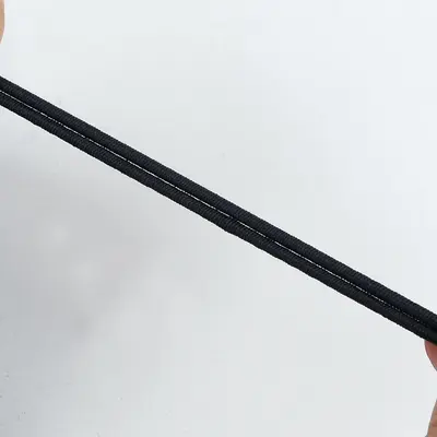 Renkli 2 mm lateks elastik ip, yüksek elastikiyetli yuvarlak, spor çanta aksesuarı - 5