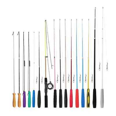 Two- and Three-Section Cat Teaser Wand Toy Set, Interactive Cat Play Stick - 6
