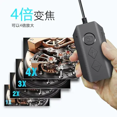 WiFi Industrial Endoscope HD 3.9mm with 3x Zoom Camera Automotive Pipe Waterproof Inspection Borescope