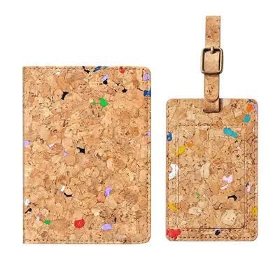 Cork Passport Holder ID Card Case